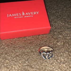 james avery linked hearts ring, size 8.5